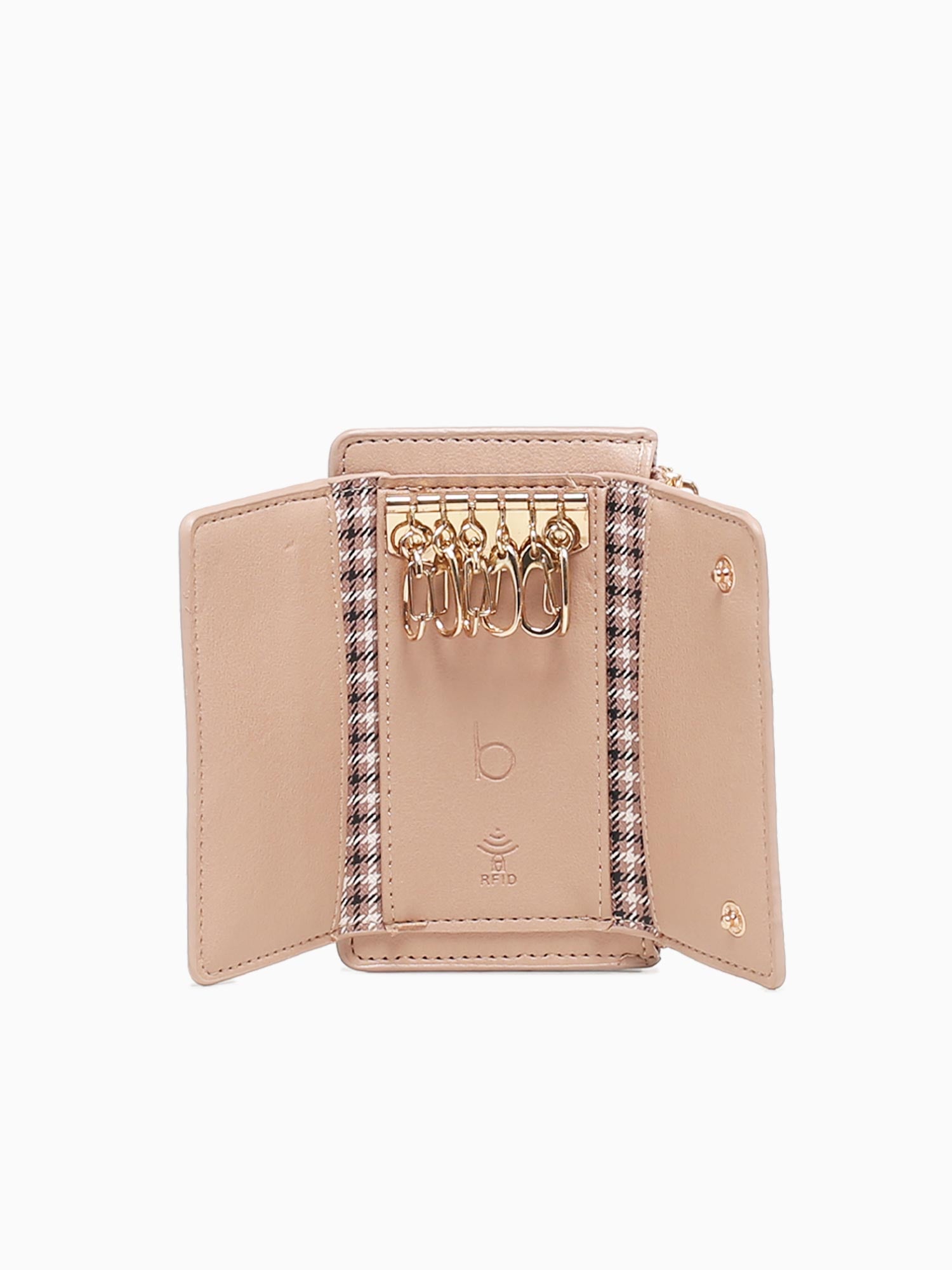 Gloria Sml Multi Card Case Beige Beige