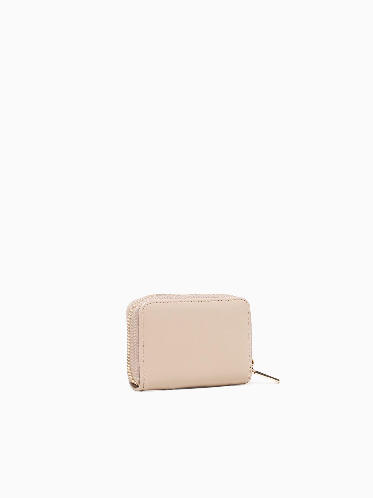 Zipped Card Case Khaki Tan