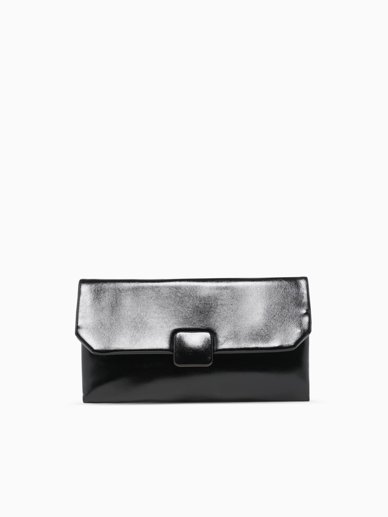 Violet Clutch Black Black