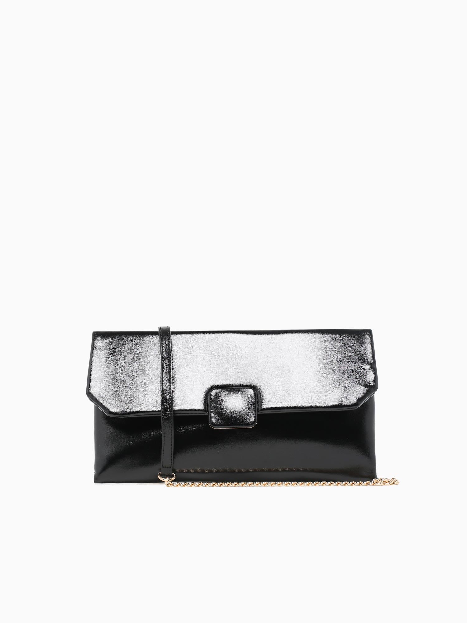 Violet Clutch Black Black