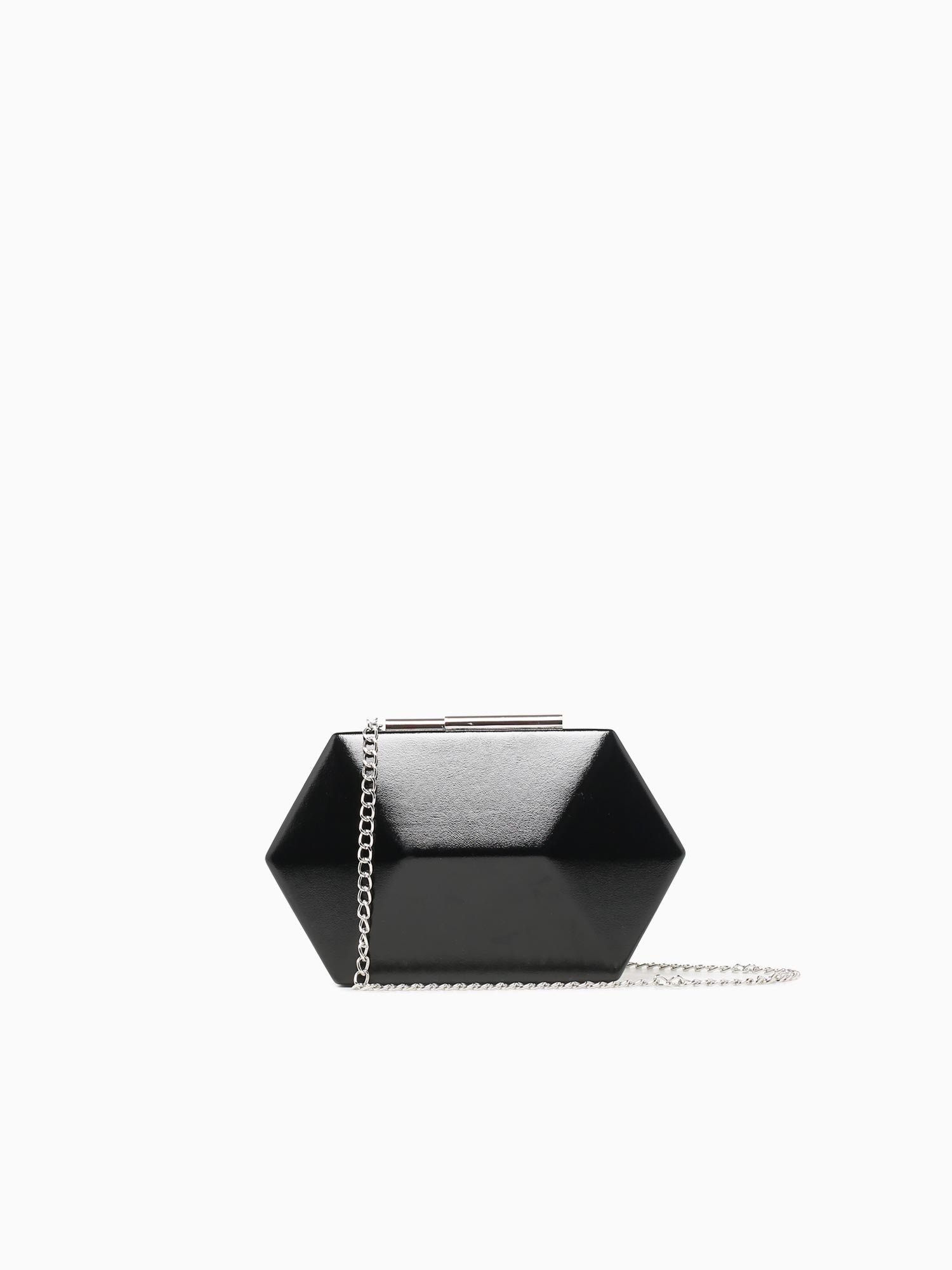 Diamond Box Bag Gold Black