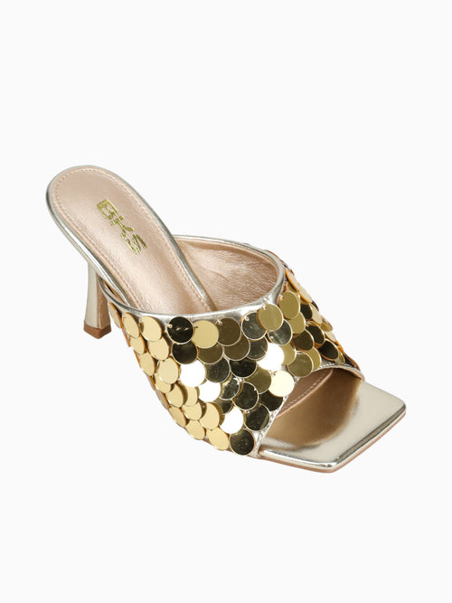 Jael Gold Shimmer Gold / 5 / M