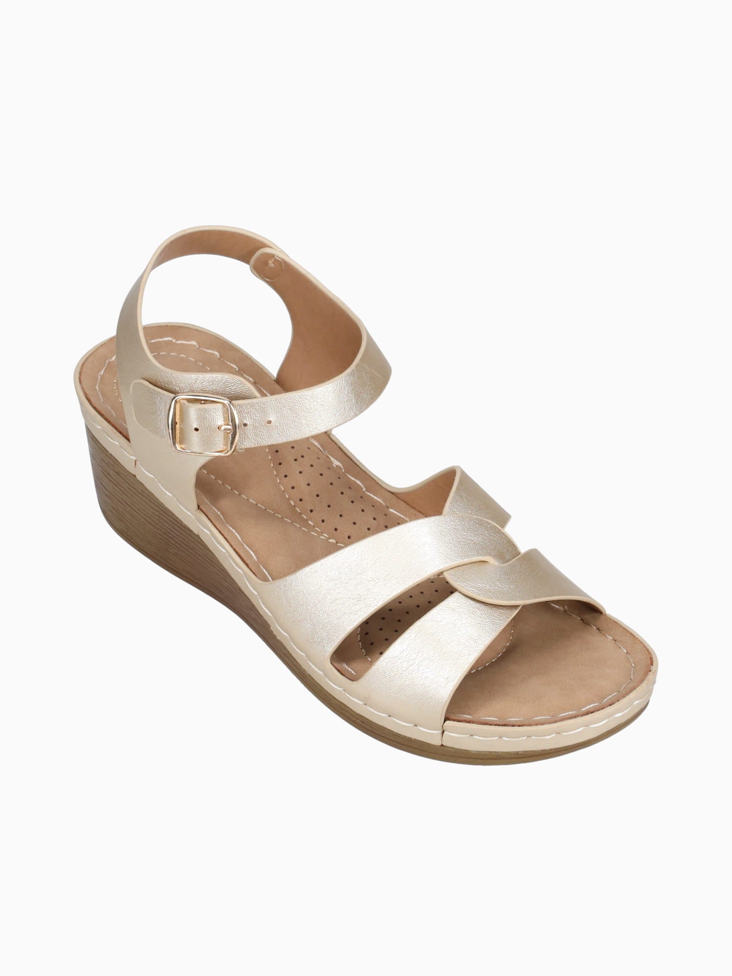 Jackie Gold Metallic Gold / 5 / M