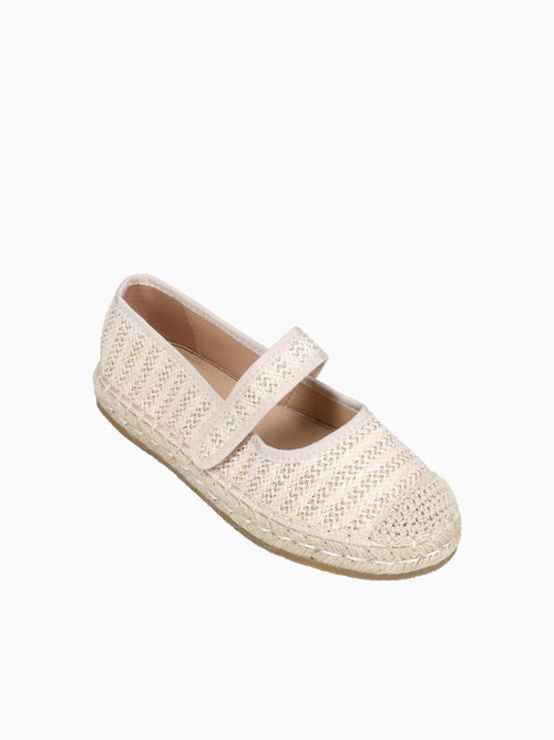Samantha Beige Gold Smooth Raffia Beige / 1 / M