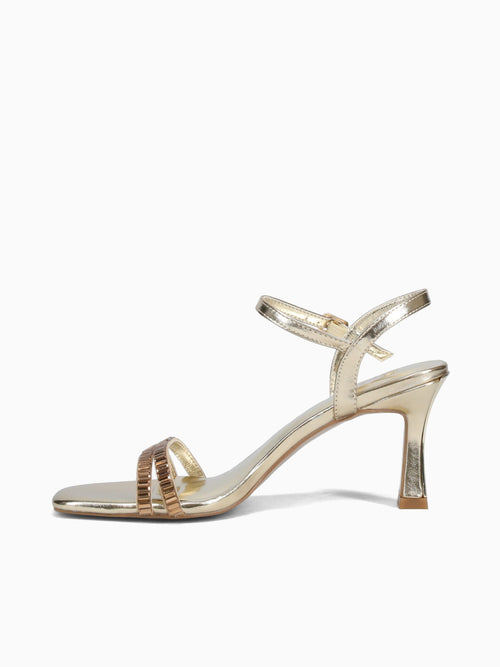 Tina Gold Metallic Stones Gold / 5 / M