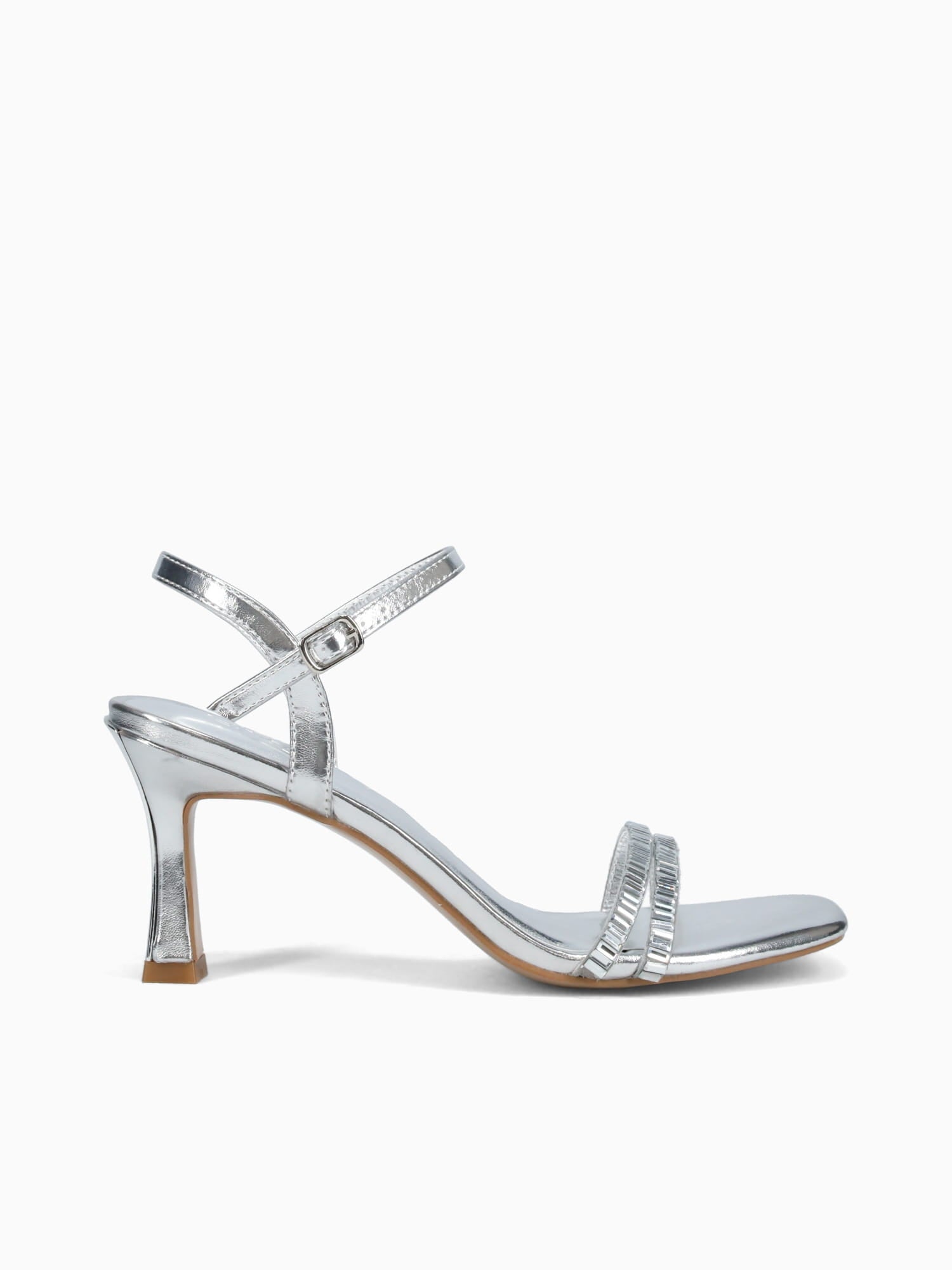 Tina Silver Metallic Stones Silver / 5 / M