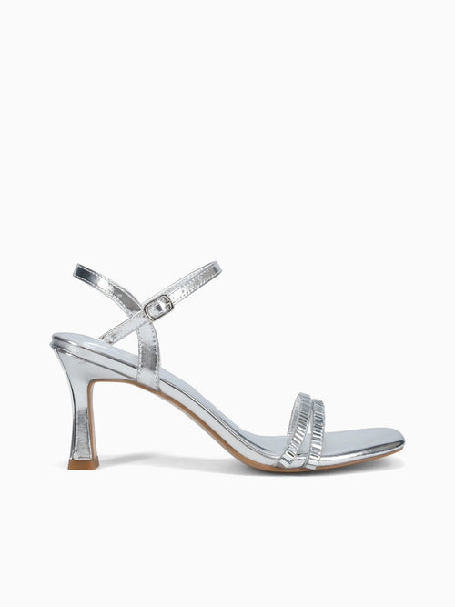 Tina Silver Metallic Stones Silver / 5 / M