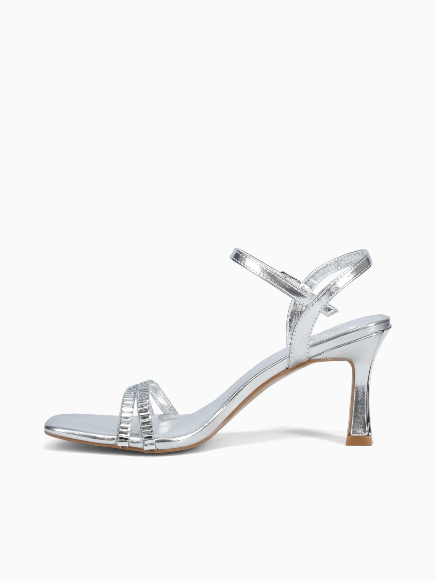 Tina Silver Metallic Stones Silver / 5 / M