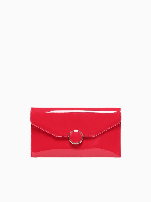 Luna Clutch Red Red