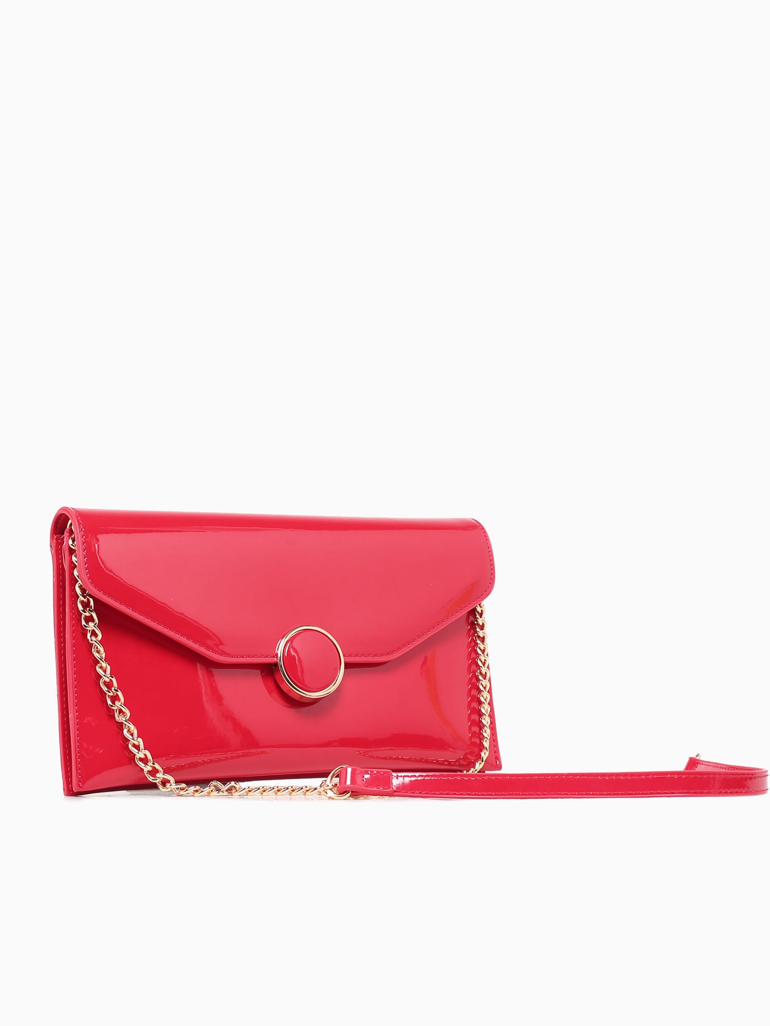 Luna Clutch Red Red