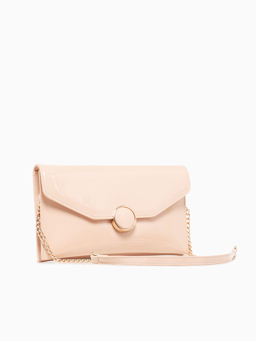 Luna Clutch Nude Beige