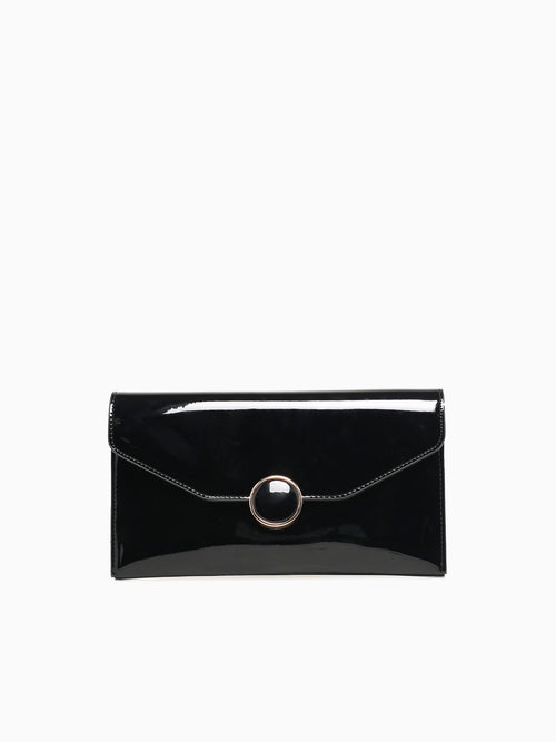 Luna Clutch Black Black