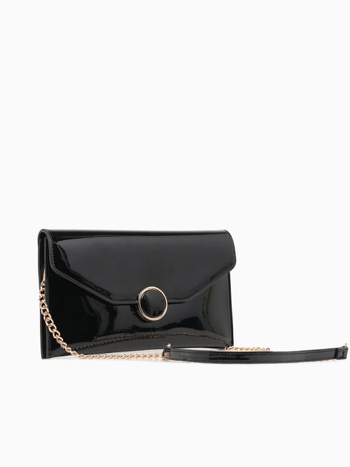 Luna Clutch Black Black