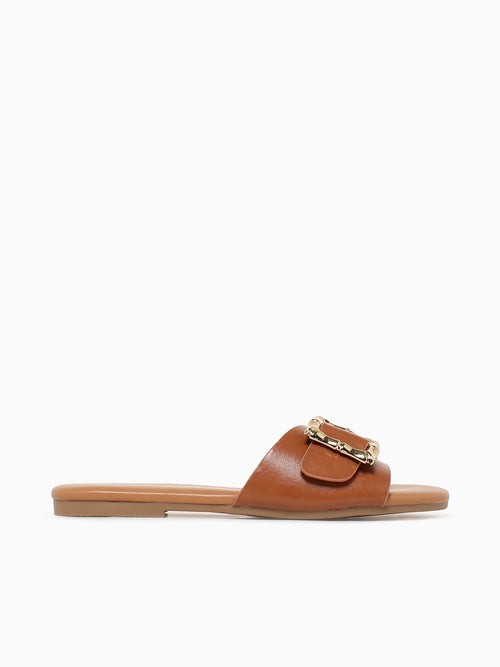Romina Camel Smooth Brown / 5 / M