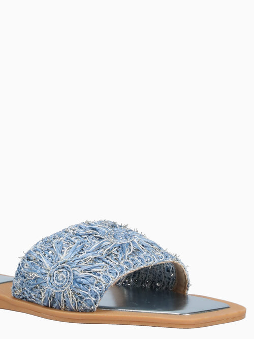 Sol Blue Macrame Blue / 5 / M