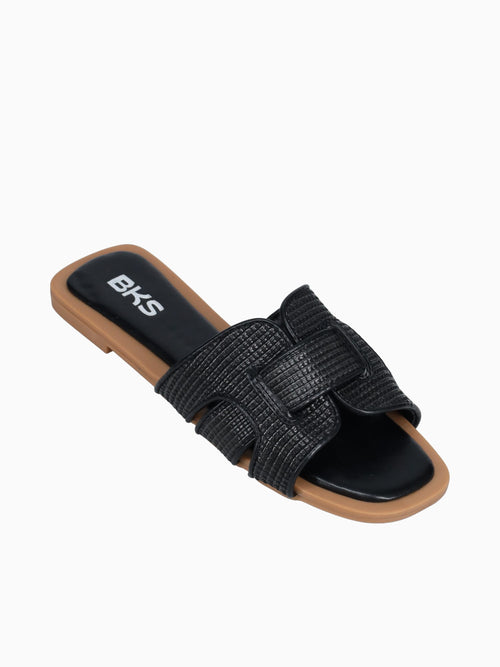 Jayne Black Macrame Black / 5 / M