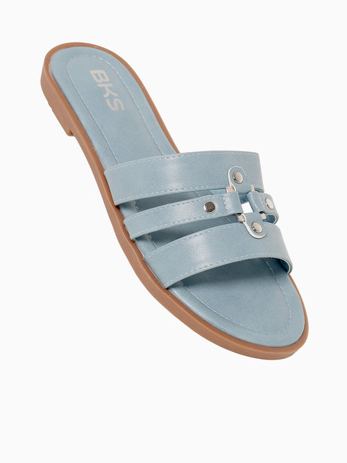 Emilia Blue Smooth Blue / 5 / M