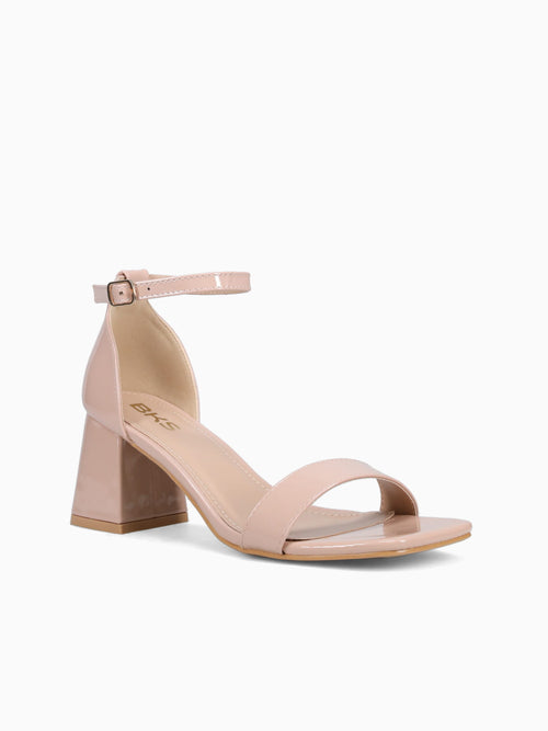 Emilie Nude Patent Natural / 5 / M