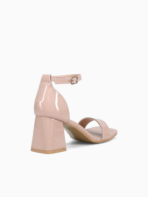 Emilie Nude Patent Natural / 5 / M