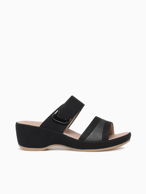 Evania Black Metallic Black / 5 / M