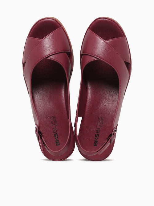 Jenna Burgundy Smooth Wine / 5 / M