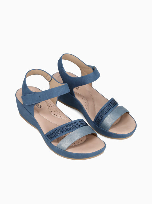 Heleina Blue Smooth Blue / 5 / M