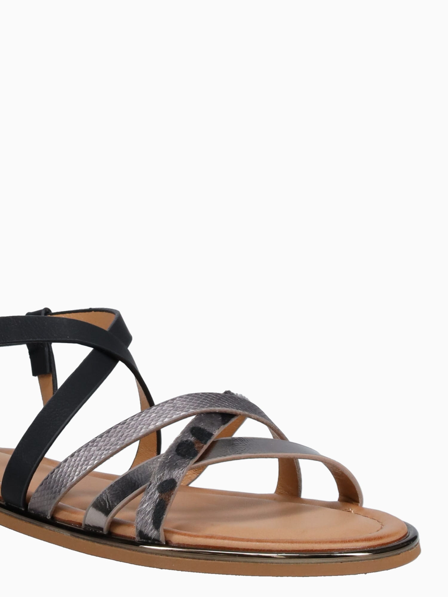 Pina Black Leopard Smooth Black / 5 / M