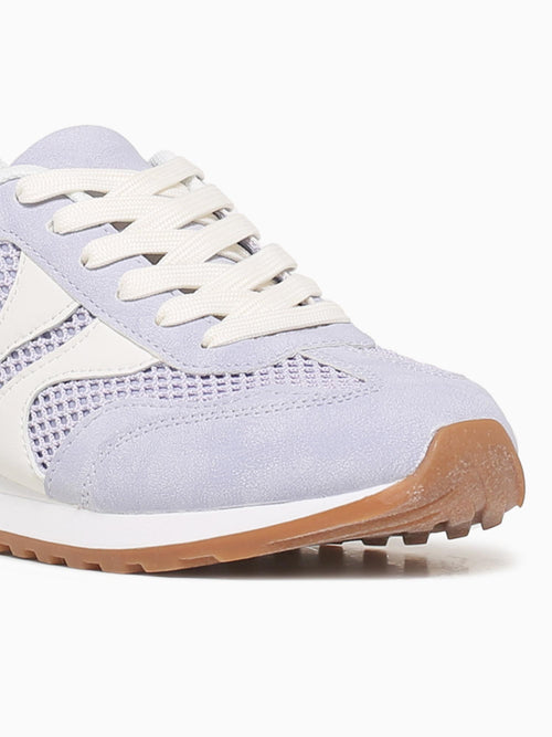 Penelope Lilac Smooth Textile Purple / 5 / M