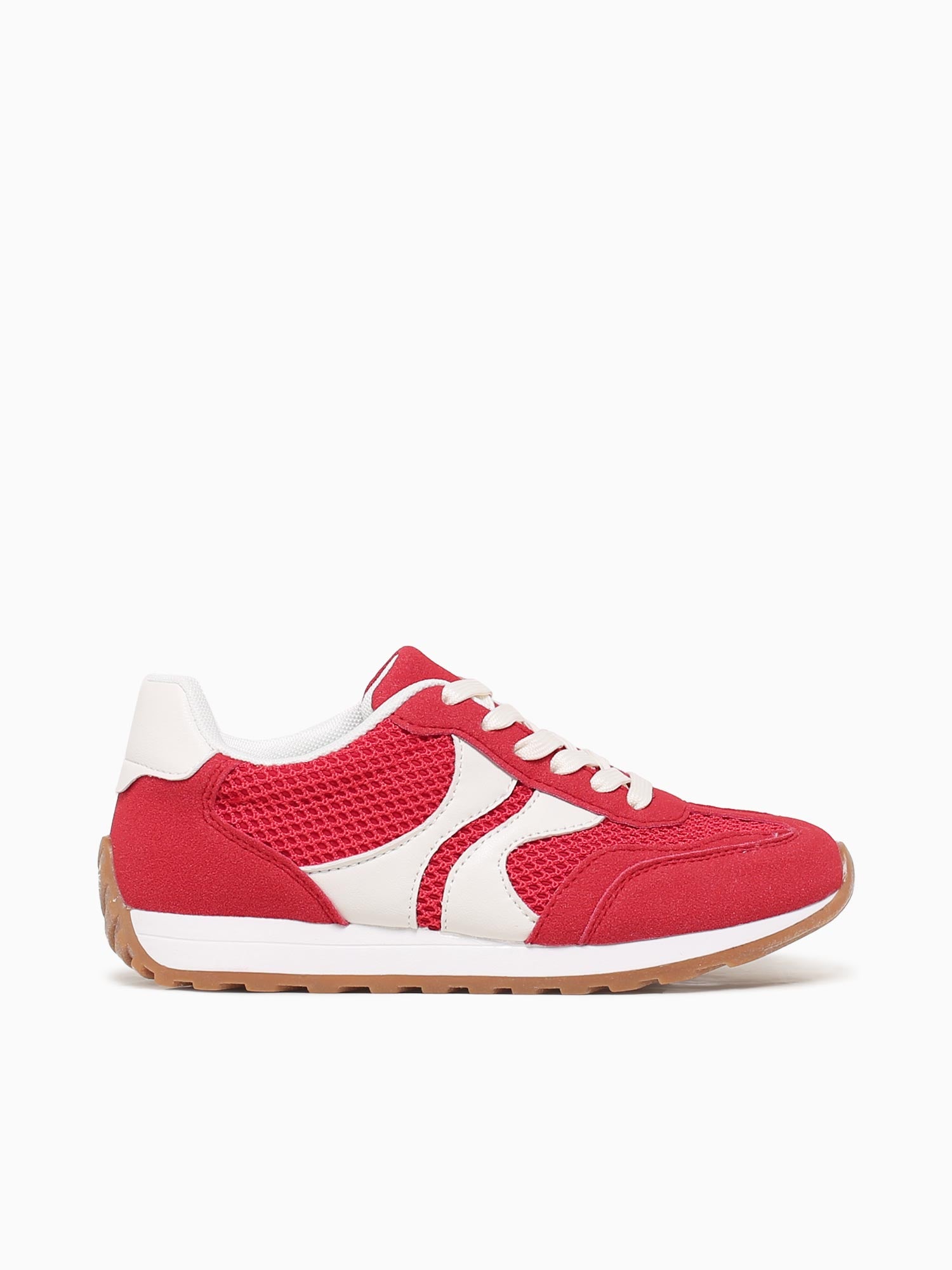 Penelope Red Smooth Textile Red / 5 / M