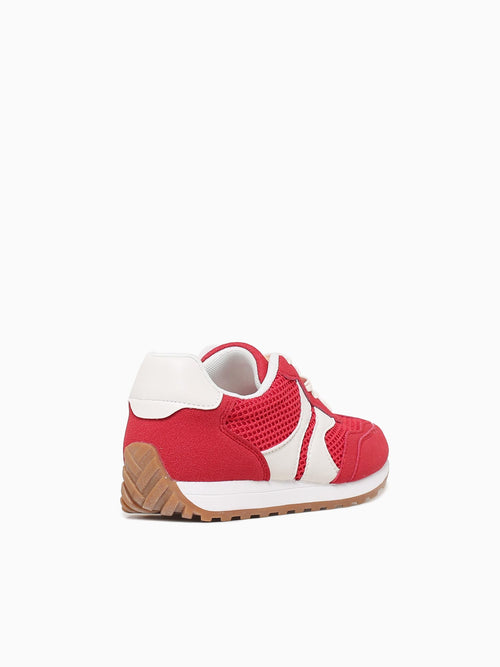 Penelope Red Smooth Textile Red / 5 / M