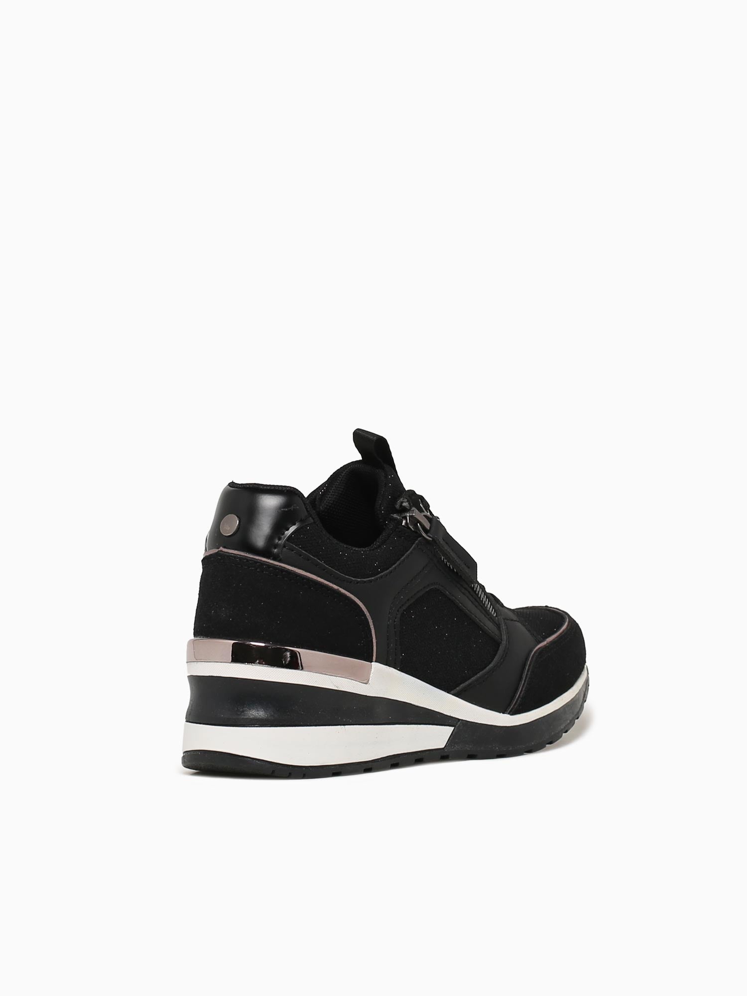 Portia Black Smooth Text Black / 5 / M