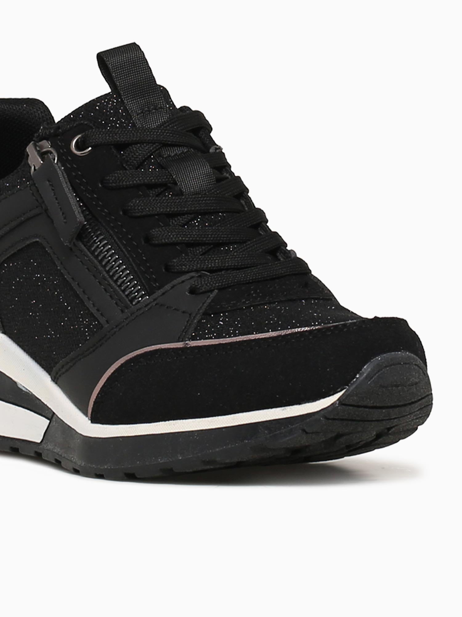 Portia Black Smooth Text Black / 5 / M