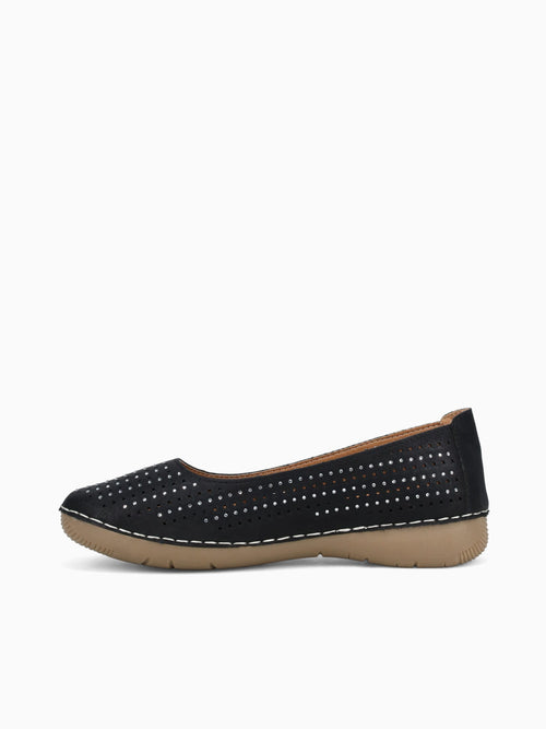 Fatima Black Smooth Black / 5 / M