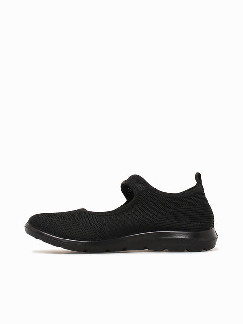 Gena Black Knit Black / 5 / M