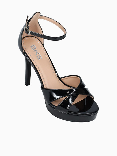 Terri Black Patent Black / 5 / M