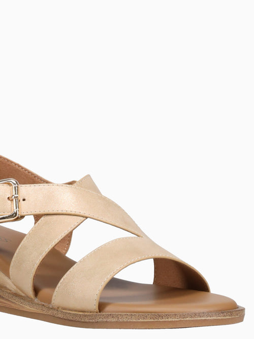 Abby Gold Metallic Gold / 5 / M