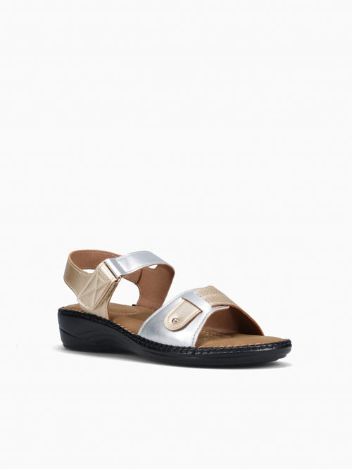 Marjorie Gold Silver Metallic Gold / 5 / M