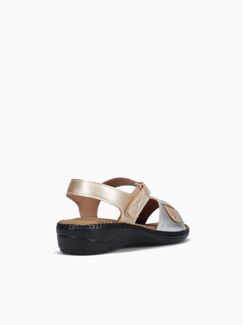 Marjorie Gold Silver Metallic Gold / 5 / M