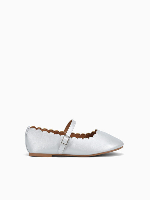 Wavy Silver Metallic Silver / 1 / M