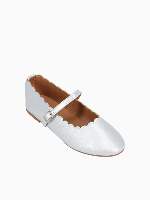 Wavy Silver Metallic Silver / 1 / M