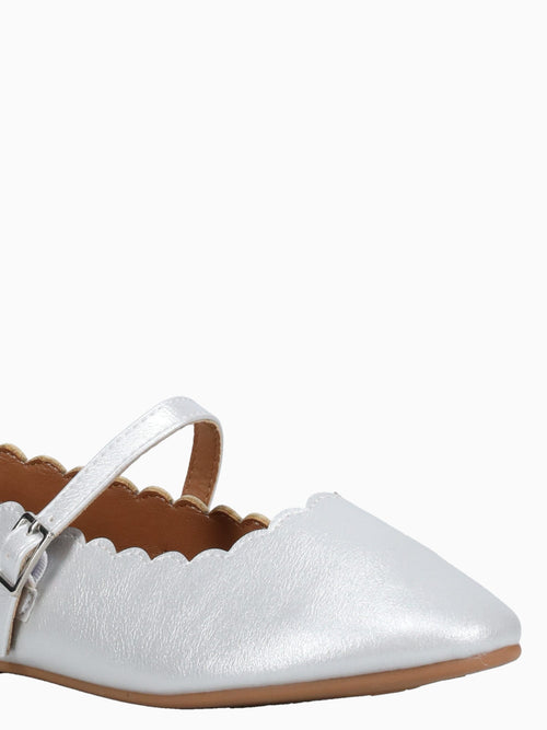 Wavy Silver Metallic Silver / 1 / M