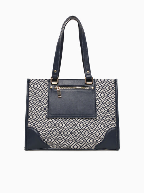 Mila Tote Navy Navy