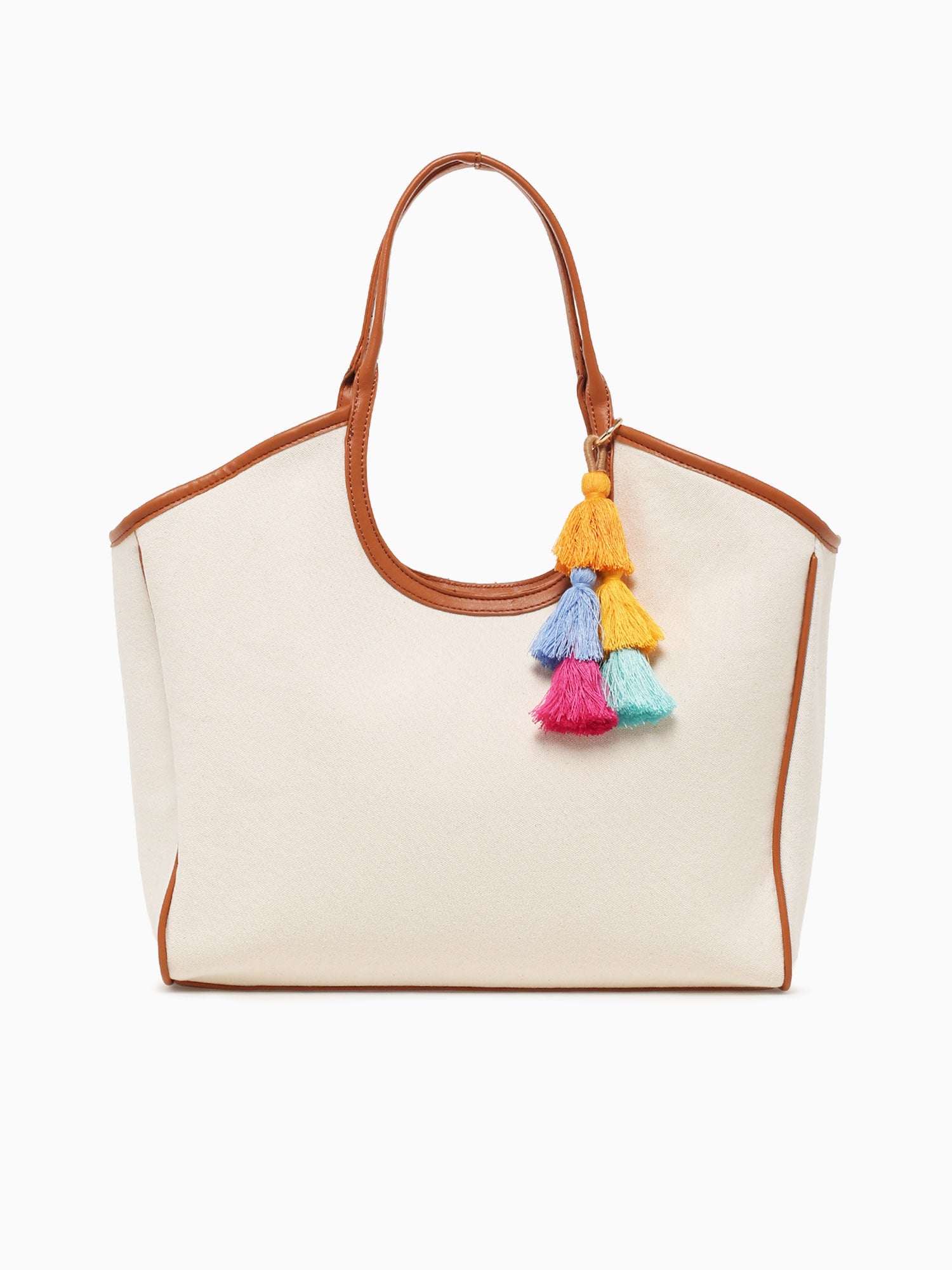 Maya Tote Canvas Tan Tan