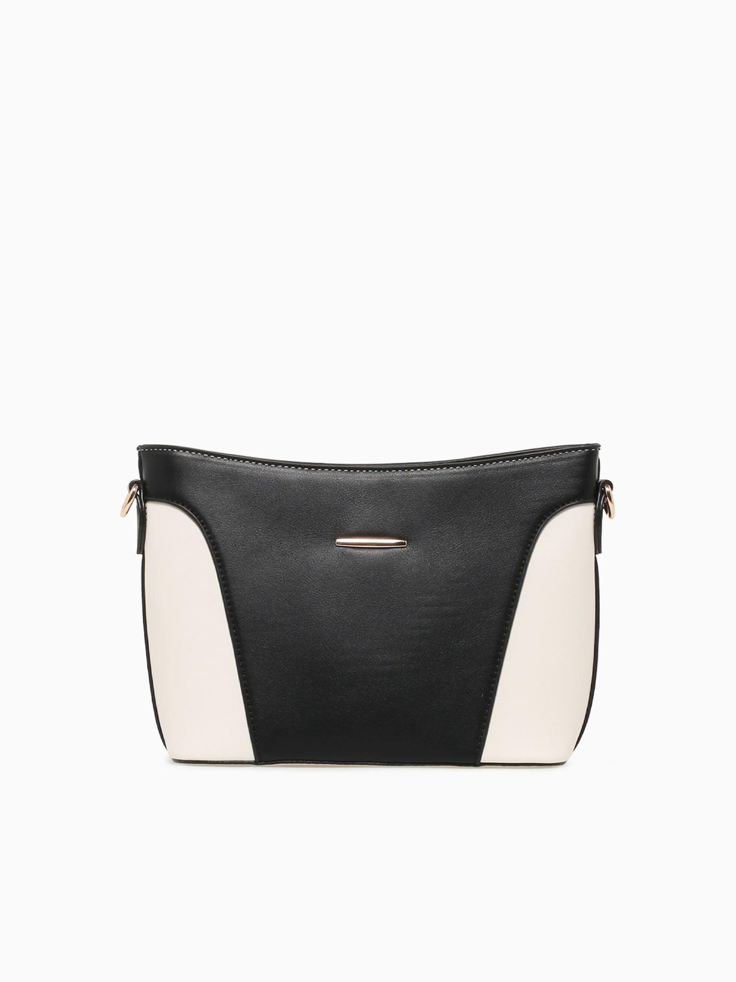 Faye Crossbody Black Off white Black