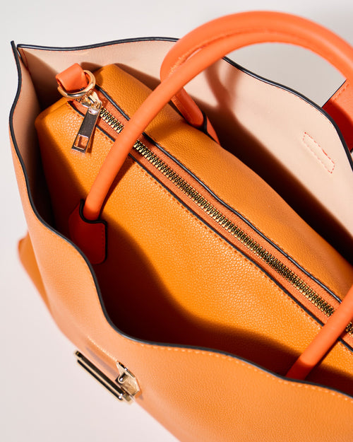 Fallon Top Handle Orange