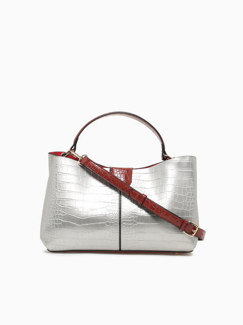 Fatima Top Handle Silver Silver