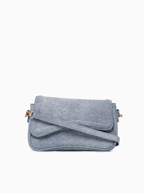 Polina Shoulder Bag Denim Blue
