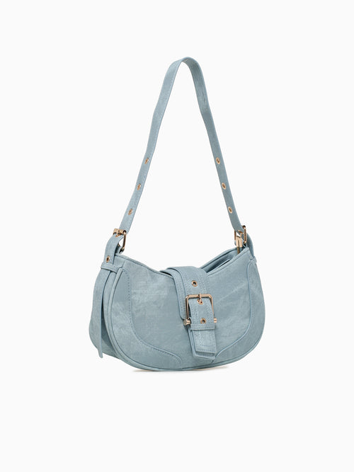 Lia Shoulder Bag Blue Blue