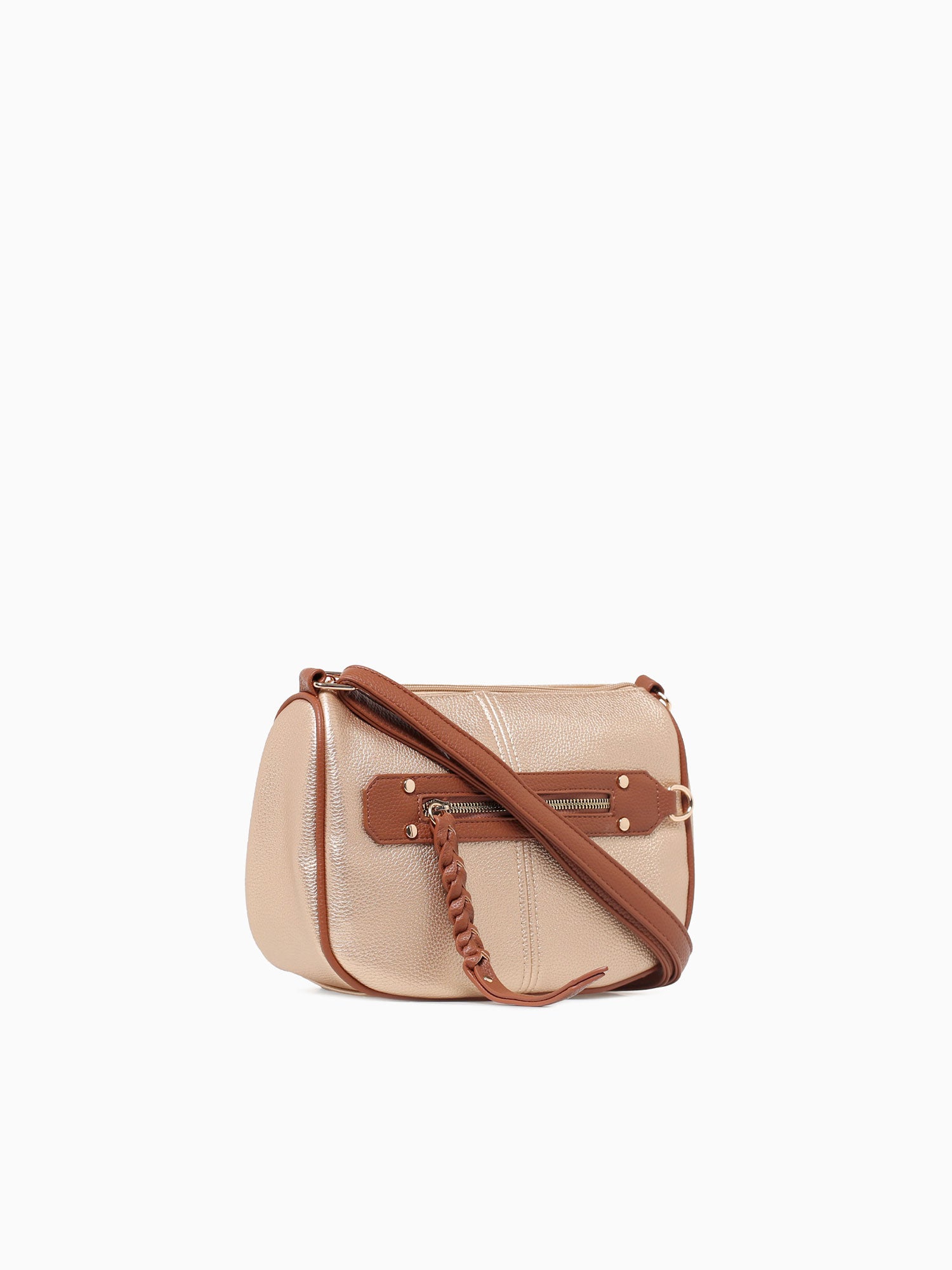 Vera Crossbody Gold Tan Gold