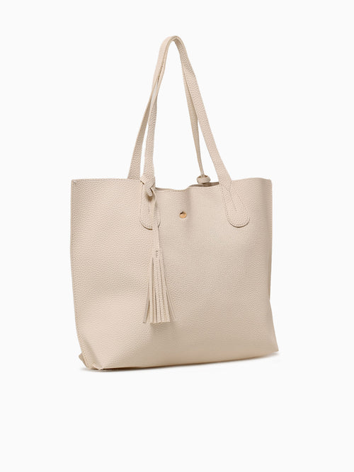 Simple Tote Off White Off White